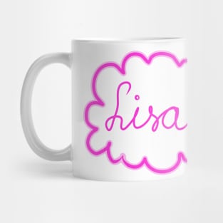 Lisa. Female name. Mug